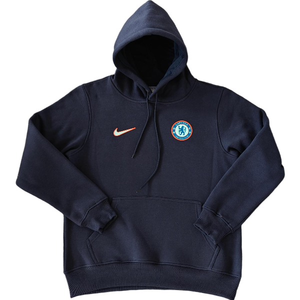 nuova chelsea blu navy giacca felpa cappuccio 2025-2026